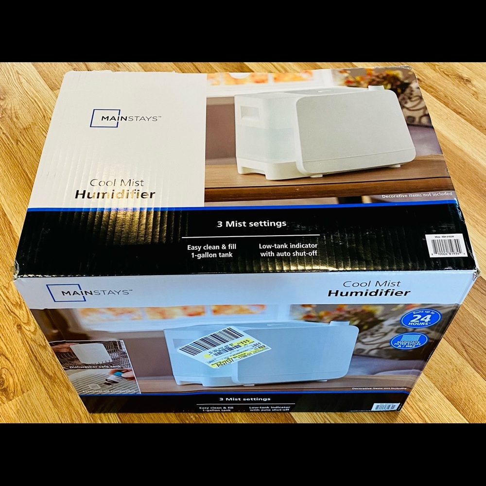 Mainstays Cool Mist Humidifier, 1 Gal NWT - Picture 5 of 5